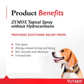 Zymox Pet Spray without Hydrocortisone, 2-Ounce