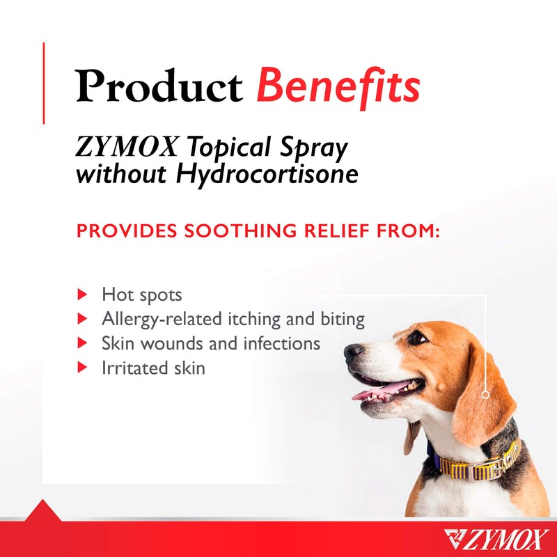 Zymox Pet Spray without Hydrocortisone, 2-Ounce