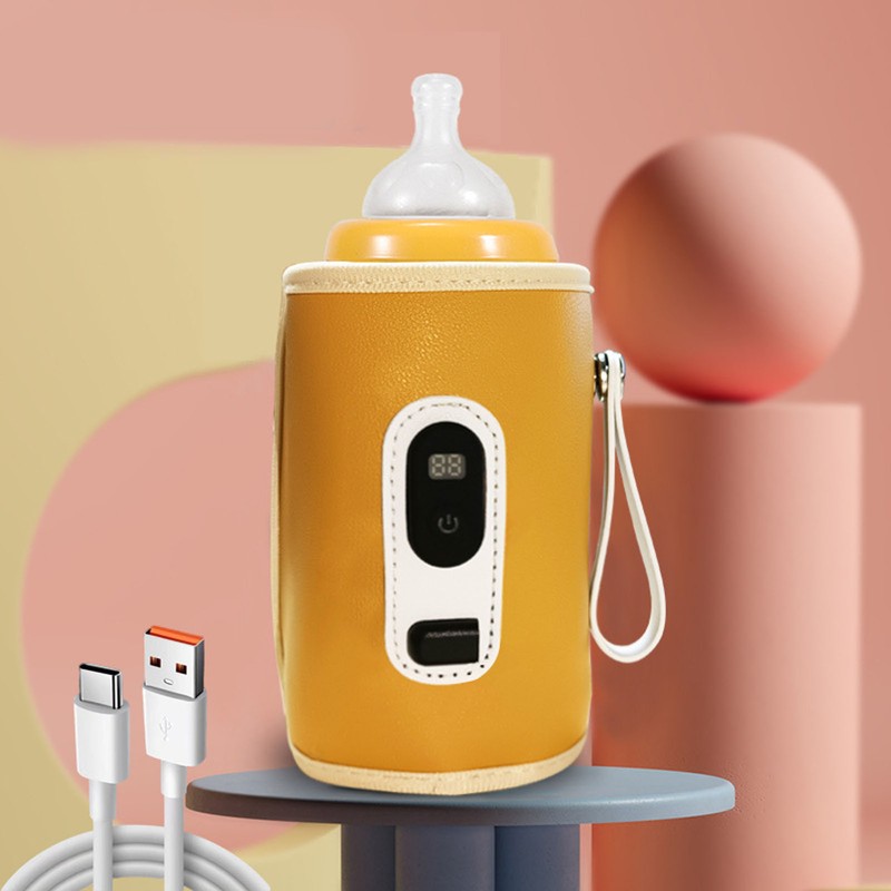 Baby Bottle Warmer USB Charging Portable Infant Bottle Heater Feeding