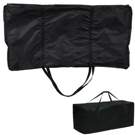 IONPSHG Hay Bale Storage Bag,Foldable Portable Horse and Livestock Hay Bale Bags with Zipper Waterproof, Hay Storage Container Extra Large Tote Hay Bale Carry Bag Bale Storage Bag for Pet Supplies