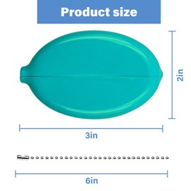 DEEZOMO Oval Squeeze Coin Holders - Coin Purse for Women Colorful with Chain for Men Women Shopping Traveling Popular Color (Green)