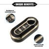 Juego de funda para llave inteligente de coche compatible con