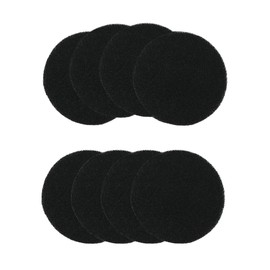 QWORK® 8 Packs Compost Bin Filters Round, Activated Charcoal Filters, Fits ALL Compost Bins up to 17cm