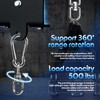 AUSTUFF Heavy Duty Punching Bag Hanger,Heavy Duty Bag Hanger Bracket,360°