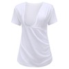 Liu & Qu Womens Maternity Nursing Tops Short Sleeve Breastfeeding