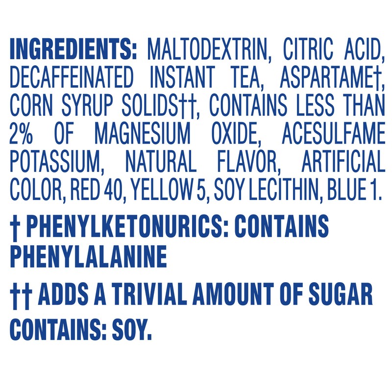 Crystal Light Decaffeinated Lemon Iced Tea Drink Mix (6 Pitcher