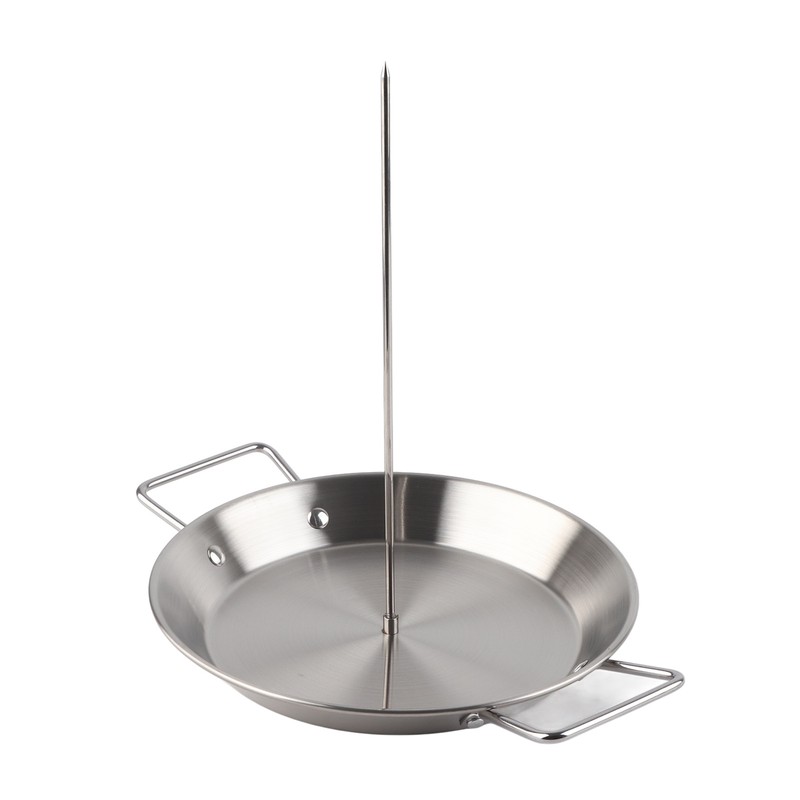Vertical Skewer for Grill Brazilian Vertical Spit Stand Stainless Steel