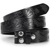 IZUS Classic Retro Belt Strap for Men Women without Buckle