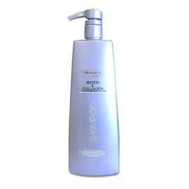 Shampoo Members Choice Biotina y Colágeno 1.18 L Limpieza Profunda y Volumen para el Cabello