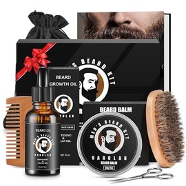 Varolan Regalos de Cumpleaños para Hombres, Regalos para Hombre, Kit Único de Cuidado de La Barba para Hombres Mejores Amigos Hombre Papá Hermano Marido Prometido Él Novio Compañero de Trabajo, Ideas