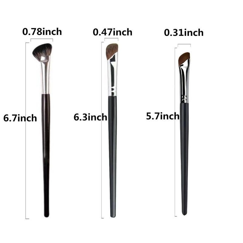 TEONEI Nose Contour Brush Half Fan-Shape Nose Shadow Brush Angled
