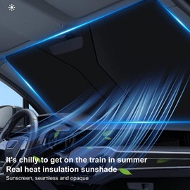 Windshield Sun Shade Suitable for Hyundai I30 2017-2022 Accessories, Foldable Sun Visor Protector Blocks UV Rays Keep Car Cooler