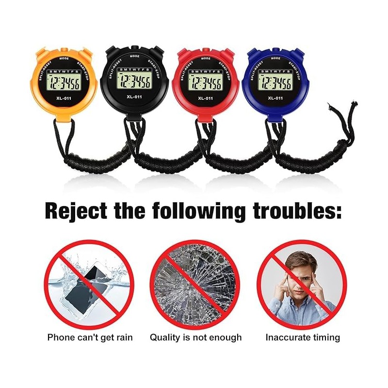 Digital Handheld Sports Stopwatch Stop watch Timer Alarm CounterD Large