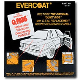 Evercoat 116 Q-Pads Sound Deadener 12 x 12 (6 Per Pack)