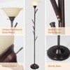 lianheng Standing Tall Lamp with Standing Coat Rack Tree, Torchiere