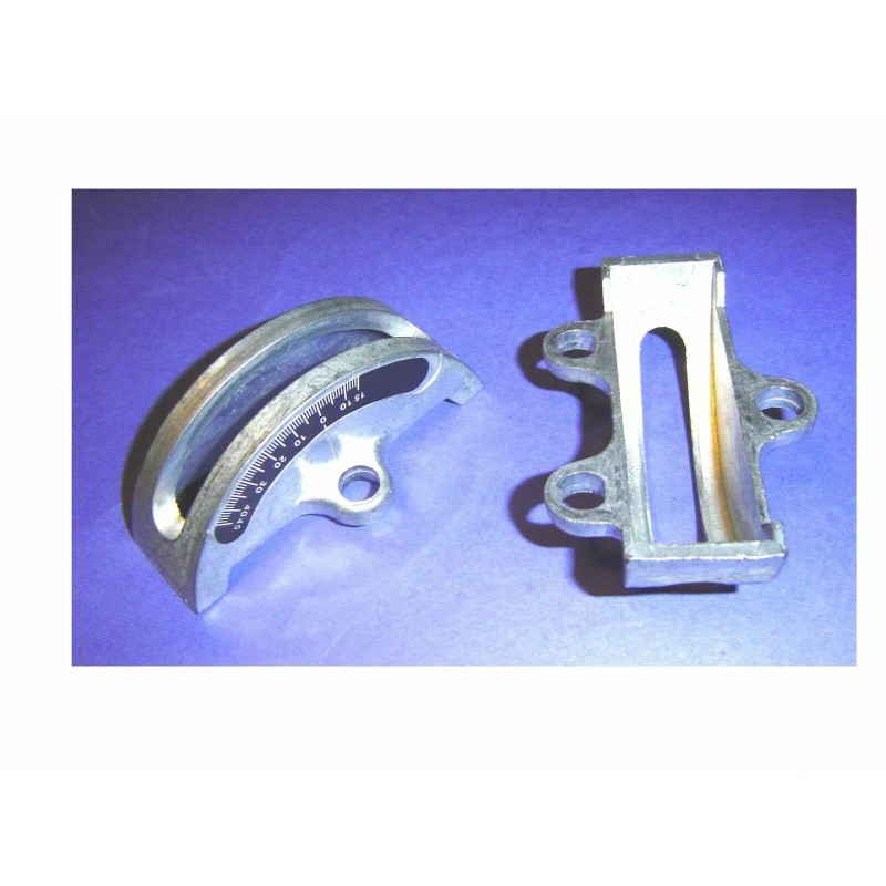 ACCURA PAIR (2) 14" BANDSAW TRUNNIONS, SHOES AND KNOBS FOR