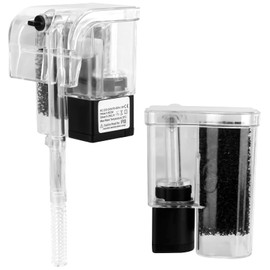 Miawtro Ultra Fine Aquarium Filter, Quiet Aquarium Filter, Aquarium Filter with Adjustable Water Flow for Cold Water or Tropical Aquariums, Suitable for Aquariums up to 20L