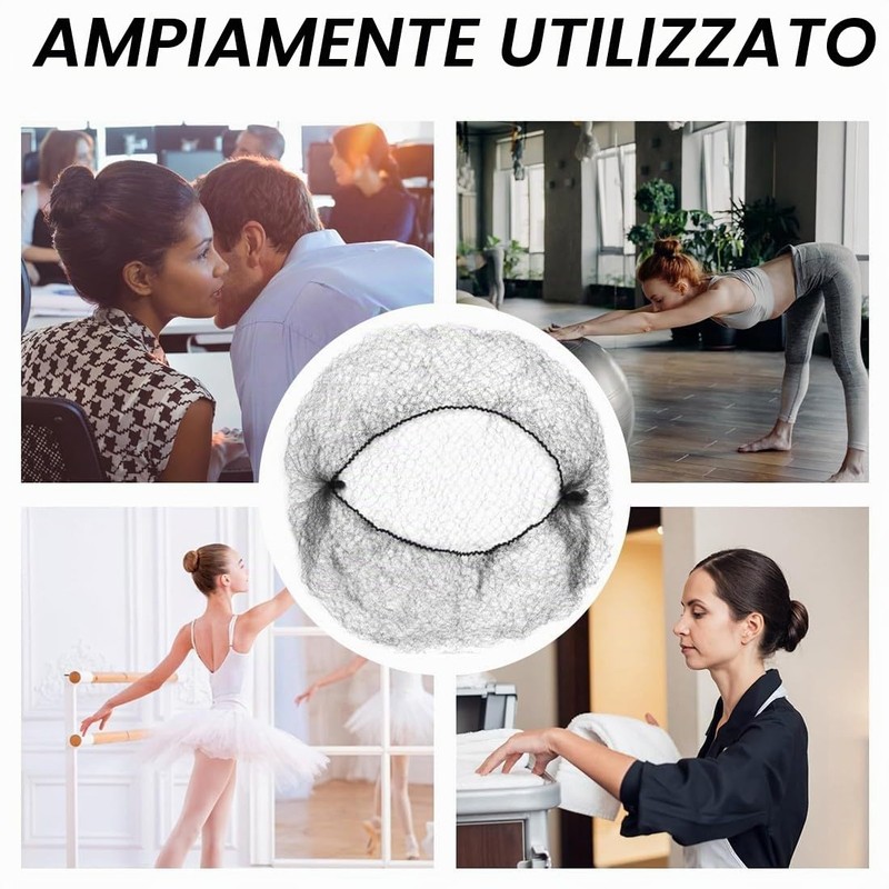 COYUN Retine per Capelli Chignon,40 Pezzi Retina per Capelli,con 50