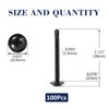 #8 x 1-1/2" Sheet Metal Screws 100Pcs 410 Stainless Steel