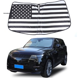 Windshield Sunshade Compatible with Range Rover Sport 2023-2025+, Front Windshield Sunshade Foldable Reflective Sunshade for UV and Sun Auto Interior Accessories (Style D)