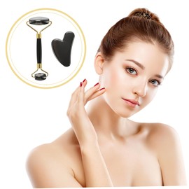Mikinona Set of Facial Massagers Board Massage Roller Beauty Tools for Skin Lift Compact Portable