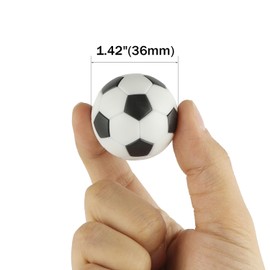 zeyce Pack of 12 Foosball Balls Mini Soccer Balls - Small Soccer Ball Replacements for Foosball Table Fun Home Recreation