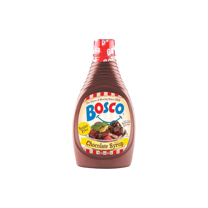 Bosco Sugar Free Chocolate Syrup, 18 oz (2 Pack) |