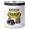 Rust-Oleum 280104 Farm & Implement Enamel Paint, Quart, Gloss Black,