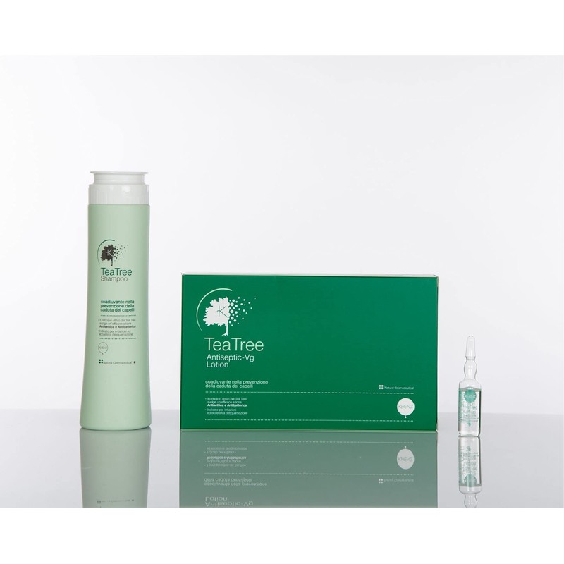 KHENZ Tea Tree Shampoo 300ml Prevents Hair Loss Soothes Irritation