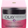 OLAY Night of OLAY Crema reafirmante 2 oz, Pacquete 6