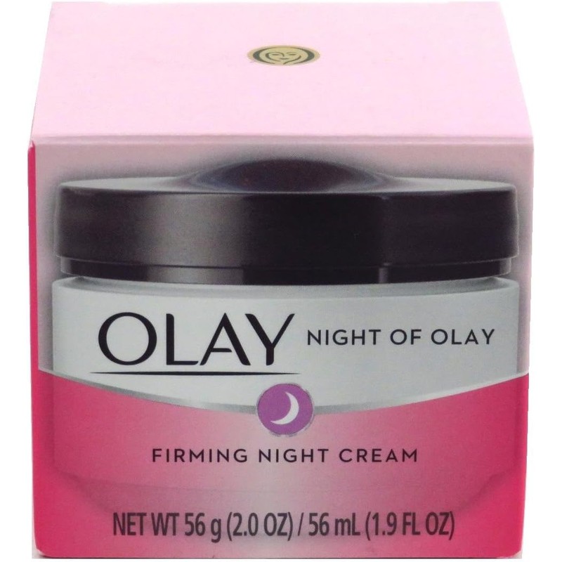 OLAY Night of OLAY Crema reafirmante 2 oz, Pacquete 6