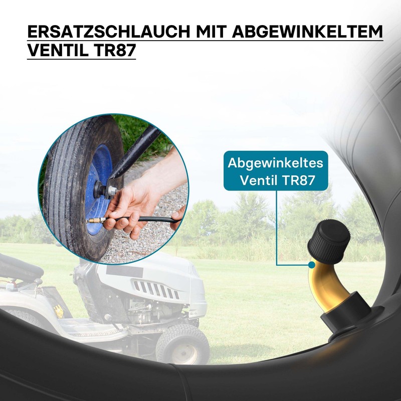 Wiltec 2x Air Hose Ride-On Mower 13 x 5.00-6 Tyre