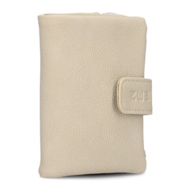 Zwei MW5 Small Women's Wallet Soft Faux Leather Wallet with Press Stud and Zip Coin Compartment, 6 Card Slots, 4 Slip Pockets, 1 Note Compartment, Nubuck linen, Classic