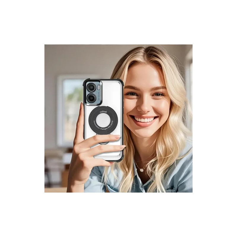 Funda Para Moto E15 / G05 Anti-caída Con Soporte De