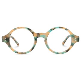 Zeelool Retro Round Blue Light Blocking Glasses for Women Men ZJGA000249-05B Flower