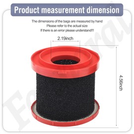 Foam Wet Filter 49-90-2015 for Milwaukee 0880-20, 0960-20, 0960-21, 0970-20 Wet/Dry Vacuums, Stops debris from going into motor during wet pickup applications, Optimized for Wet Debris Clean-Up