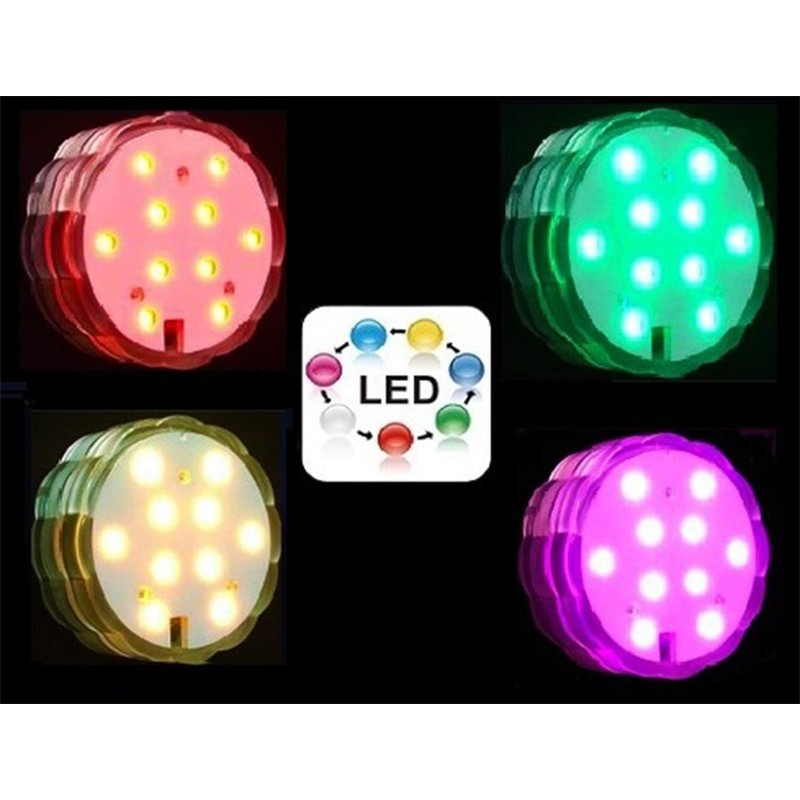 LED Coaster with 16 Colours Dimmable with Remote Control