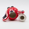 Generic Radiant Treasures Uncle Sam Independence Day Ceramic Teapot, Red,