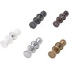 Aqbau® Door Knob, Rotatable with Rosette PZ Button Pusher Rotary