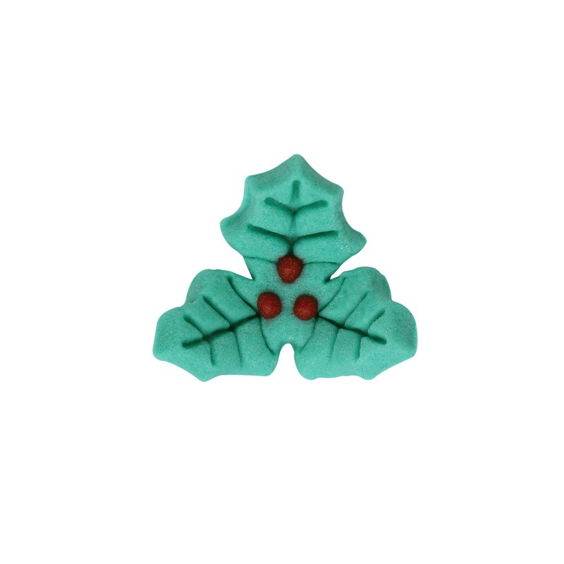 PME Christmas Edible Sugar Decorations - Jolly Holly (Pack of