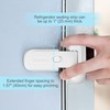 CLYMENE Refrigerator Fridge Freezer Door Lock for Kids, Child Proof