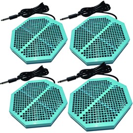 Cell Spa 4 Pack CS-900 Twice Powerful 6.5" x 5.5" Ion Detox Foot Bath Arrays Flat Dual Coil Stainless Steel Aqua Ionic Cleanse Array Compatible With Most 1/4" Plug Type Detox Machines