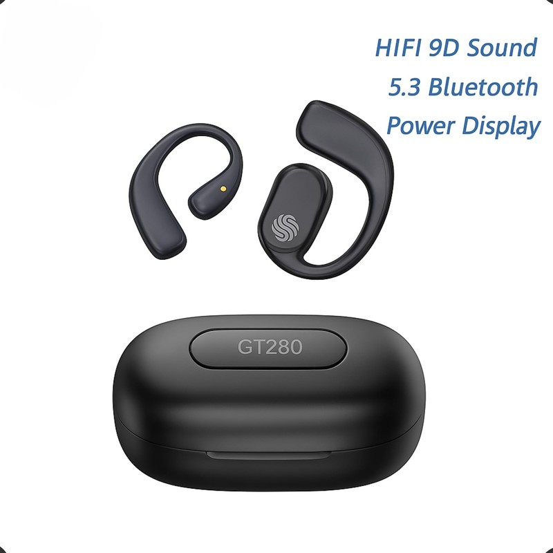 Wireless Sport Earbuds – Bluetooth 5.3, Ear Hook Design, Power