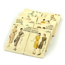 MyTinyWorld 8 Dolls House Miniature Vogue Dress Pattern Packets (DPPS08)