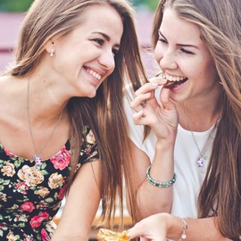 Best Friend Necklace Fox Necklace Bff Necklace for 2/3 Matching Friendship Necklace for 2 Girls Sister Birthday Christmas Gifts