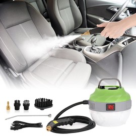 WICHEMI Steamer for Cleaning High Pressure High Temperature Handheld Steam Cleaner for Car Detailing Multifunction Portable Electric Steam Cleaning Machine for Kitchen Bathroom Auto Use (1800W, Green)