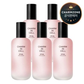 Charmzone [참존] 참인셀 항산화 스킨케어 리추얼 로션 에멀전 110ml 5개