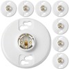 Saysurey 8 Pcs Medium Base E26 Lampholder Ceiling Light Sockets