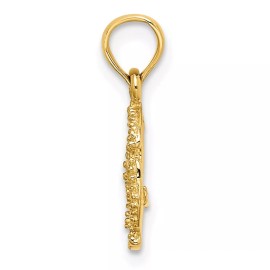 GlittersandGold 14K Starfish on Sand Dollar Pendant Bracelet Necklace