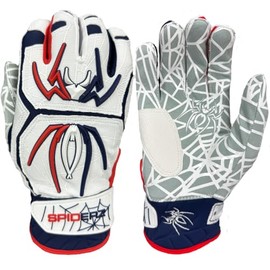 Spiderz 2025 Hybrid Baseball/Softball Batting Gloves
